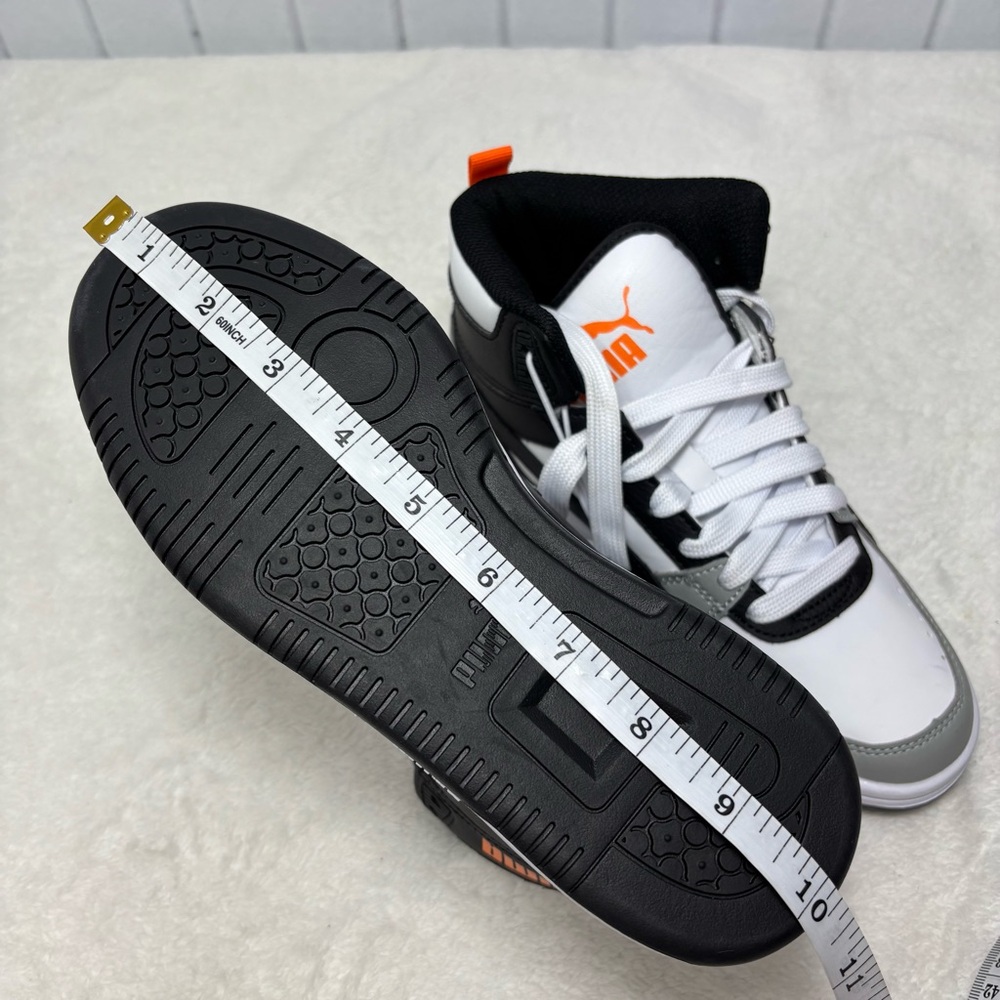 Puma High-Top Sneakers in Black, White, and Gray Size 4.5 - Picture 10 of 10